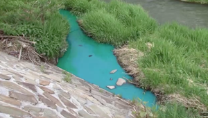 Obyvateľov Zvolena prekvapil pohľad na miestny potok. Pripomínal Azúrové more