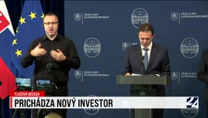 Tlačová beseda o novej významnej investícii na Slovensku