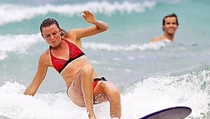 Hantuchová sa učila surfovať, sparingom na kurte aj klokan