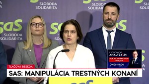 Tlačová beseda SaS: Manipulácia trestných konaní