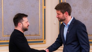 Delegácia PS v Kyjeve: Šimečka sa stretol s ukrajinským prezidentom Zelenským