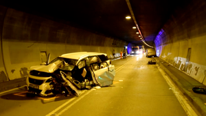 Vážna dopravná nehoda v tuneli Branisko: Až 6 detí sedelo v autách zasahovať musel aj záchranársky vrtuľník