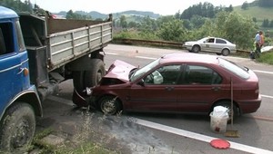 Zrážka na Orave! Vodička sa nákladiaku nestihla vyhnúť