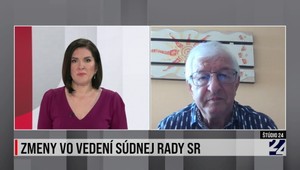 Štúdio 24 s Jánom Mazákom o zmenách v súdnej rade