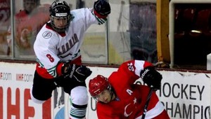 Hokej Bulharsko - Turecko: lietali nielen päste, ale aj smetný kôš!