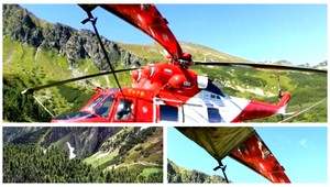 Záchranári prežívali minúty strachu. Na vrtuľník padali kamene!