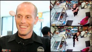 Tancujúci policajt v službe. Strážnik sa predviedol v potravinách