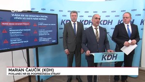 Tlačová beseda KDH: Verejné financie v ohrození
