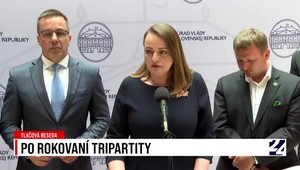 Tlačová beseda po rokovaní tripartity
