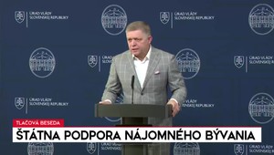 Tlačová beseda premiéra Fica o štátnej podpore nájomného bývania