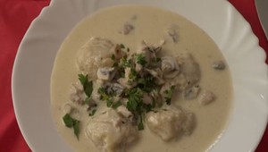 Hlavné jedlo: Šariki v bilom