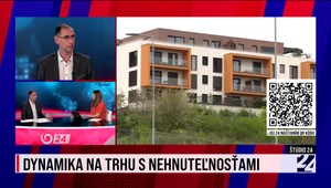Štúdio 24 o dynamike na slovenskom trhu s nehnuteľnosťami