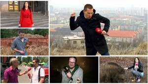 Najvtipnejšie brepty reportérov TV JOJ... Raz-dva-tri!