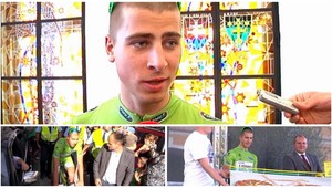 Peter Sagan (22) na Slovensku. Takto ho vítala rodná Žilina...