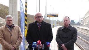 Tlačový brífing ministra dopravy Jozefa Ráža k modernizácii trate na Kysuciach