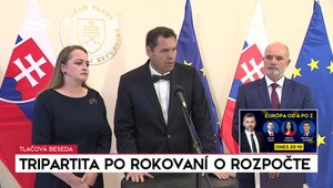 Tlačová beseda tripartity po rokovaní o rozpočte