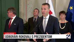 Tlačová beseda odborárov po rokovaní s prezidentom