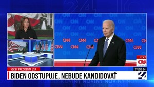 Štúdio 24 o odstúpení Bidena z prezidentských volieb