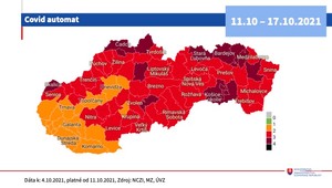 COVID AUTOMAT: Bordových okresov je viac. Čo všetko môžete robiť vo vašom okrese?