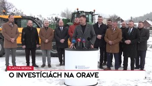Tlačová beseda: O investíciách na Orave