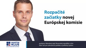 Martin Klus: Rozpačité začiatky novej Európskej Komisie