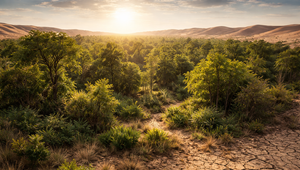 V čínskej púšti zasadili stromy: Dnes tam stojí les