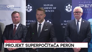Tlačová beseda ministra investícií k projektu superpočítača Perún