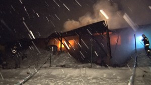 Veľký požiar v Ľubovnianskych kúpeľoch. Škoda sa odhaduje na tristotisíc