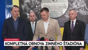 Tlačová beseda ministra Tarabu ku kompletnej obnove zimného štadióna