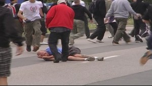 Pred finálovým zápasom Slovenského pohára sa pobili fanúšikovia