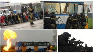 VIDEO: Zásah protiteroristického komanda v autobuse