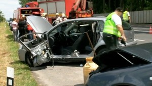 Nehoda na štvorprúdovke pri Prešove. Rodina s dieťaťom skončila v nemocnici