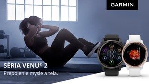 Zlepšite svoje zdravie a kondíciu s novou sériou GPS hodiniek Garmin Venu 2