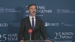 Tlačová beseda Juraja Blanára pri výročí vstupu do Organizácie pre hospodársku spoluprácu a rozvoj
