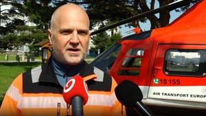 V Poprade ohrozuje niekto laserom pilotov záchranárskych vrtuľníkov