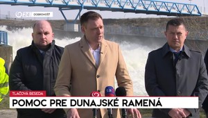 Tlačová beseda ministra Tarabu o pomoci pre dunajské ramená