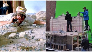 Ako sa nakrúcali veľkolepé filmy? Tieto fotky vám ukážu realitu!