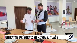 Spektrum 24 o unikátnych príboroch z 3D kovovej tlače