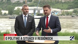 Tlačová beseda strany Hlas-SD, na ktorej predstavili novú tvár, Samuela Migaľa