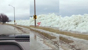 Ľadové tsunami ohrozovalo vodičov