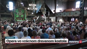 Z dreveného kostola sa ozývali unikátne árie