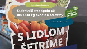 Za tri mesiace kúpili zákazníci Lidla viac ako 33 000 debničiek s ovocím a zeleninou, ktoré by inak skončili v koši