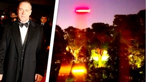 UFO v Austrálii. Na kameru ho zachytil herec Russel Crowe