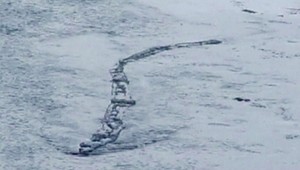 AUTENTICKÉ ZÁBERY: Šokovaní ľudia nakrútili Lochnesskú príšeru!