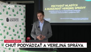 Tlačová beseda: Chuť podvádzať a verejná správa