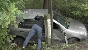 Manželské  nákupy mohli skončiť tragédiou. Vodič, ktorý dostal šmyk a nafúkal, viezol v aute tehotnú ženu