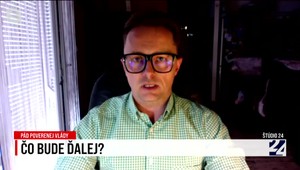 Štúdio 24 o konci Hegerovej vlády s politológom Řádkom