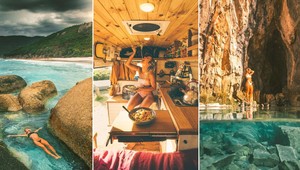 Vysnívaný život na cestách: Mladý pár už štyri roky križuje Austráliu v dodávke