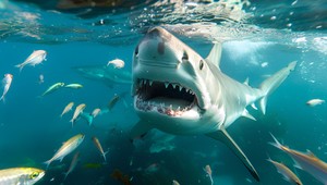 Desivý útok žraloka: Zaútočil na kameru výskumníkov