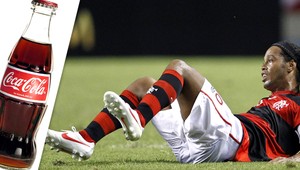 Ronaldinha vyšiel dúšok konkurenčného nápoja poriadne draho